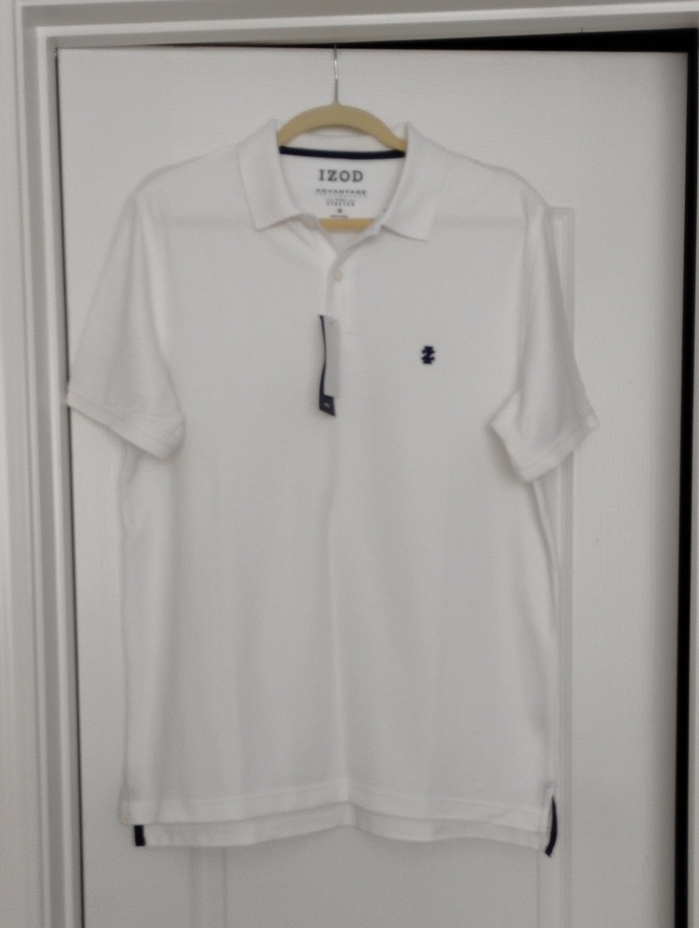 IZOD Men's White SS Polo